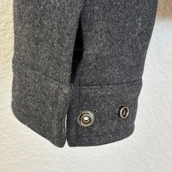 American Eagle Charcoal Gray Wool Jacket Men’s L - Picture 7 of 10